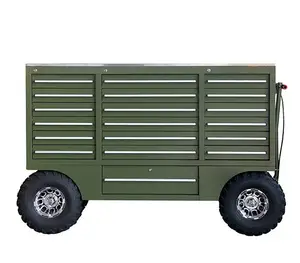 新型车库储物柜30抽屉重型工业用途金属重型移动工具手推车