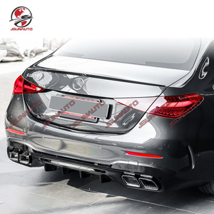Pour <span class=keywords><strong>Mercedes</strong></span> Benz classe C <span class=keywords><strong>2022</strong></span> + à C63 Style diffuseur arrière avec tuyau d'échappement accessoire externe Premium pour W206 C240 <span class=keywords><strong>C250</strong></span> C280 - Product Image 6