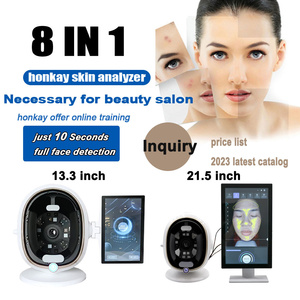 Analizador de piel AI actualizado, máquina de detección de salud facial de fisonomía de escaneo 3D Digital para pigmento de acné antiarrugas, pantalla de 13,3 pulgadas - Product Image 2