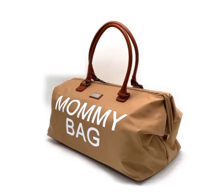 Oyvb-4909 Amazon 2021 Large Capacity Waterproof Mommy Baby Diaper Bag Customer Logo Mommy Tote Bag
