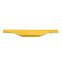 Poignée de meuble en alliage d'aluminium noir mat de 200 mm à 2700 mm pour armoire de chambre, commode, tiroir, design moderne DTA