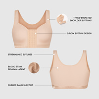 Soutien-gorge gainant post-chirurgical à maintien ferme pour femmes grandes tailles, correcteur de posture, écoresponsable, primé par MUSE & Good Design