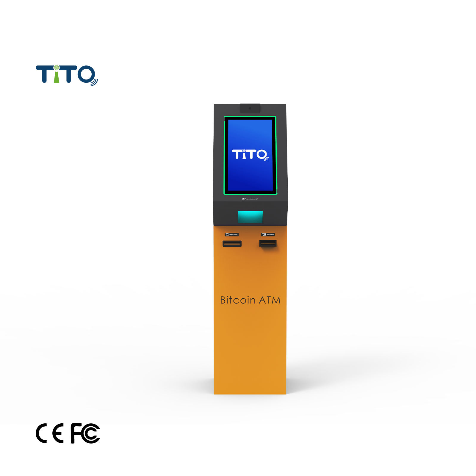 BTM Crypto ATM - Floor Standing Indoor Payment Kiosk