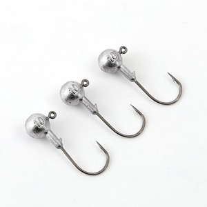 Hameçon à tête plombée n° 10 têtes de jig de pêche en eau douce pour la pêche au bar, à la truite, à la carpe, à la perche, au bluegill, au poisson-chat et au sunfish - Product Image 1