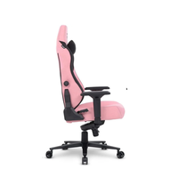 Chaise de jeu en mousse moulée haute densité, cuir PU, accoudoirs 4D, mécanisme grenouille personnalisé, base en aluminium, chaise de gamer inclinable pour ordinateur