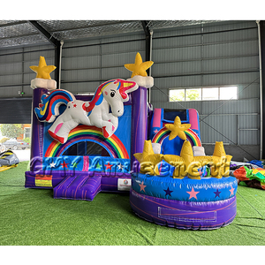 Precio barato unicornio niños castillo hinchable Casa <span class=keywords><strong>de</strong></span> rebote inflable tobogán <span class=keywords><strong>castillos</strong></span> hinchables <span class=keywords><strong>para</strong></span> <span class=keywords><strong>comprar</strong></span> - Product Image 2