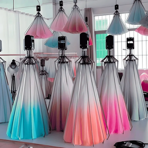 Flor Mecánica de Simulación con Apertura Automática por Inducción, Colgante de Flor Artificial - Product Image 4