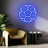 Enseigne néon personnalisée LED pour logo de football, nom ou lettre lumineuse pour salon de beauté, salon de coiffure, café, pour vendeurs Etsy
