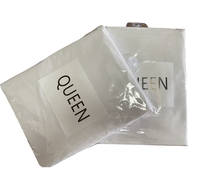 Protecteur de matelas jetable imperméable antibactérien de haute qualité, en vinyle tricoté, avec fermeture éclair, élastique ajusté, pour hôpital