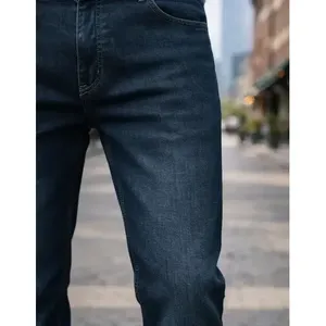 Jeans da Uomo Adrenaline a Gamba Dritta, Vita Media, 5 Tasche, Comodi Pantaloni in Denim per Uso Quotidiano - Product Image 5