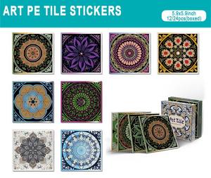 Stile retrò Anti-statico Stick <span class=keywords><strong>PVC</strong></span> adesivo da parete impermeabile da cucina auto adesiva per <span class=keywords><strong>bagno</strong></span> appartamento - Product Image 3