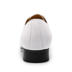 Zapatos de Vestir Formales Blancos y Elegantes para Hombre, Estilo Oxford, OEM/ODM - Product Image 5