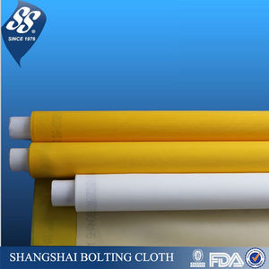 Trắng Vàng 32t 39T 43T 47t 54t 64t 72t 77T 80t 90t <span class=keywords><strong>100t</strong></span> 120T polyester lụa Màn hình in ấn lưới - Product Image 4