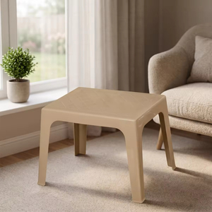 Plastic Square Table Custom Color Traditional Style Study Activity <b>Desk</b> <b>Mini</b> Portable Table for Home Daycare Playroom - Product Image 3