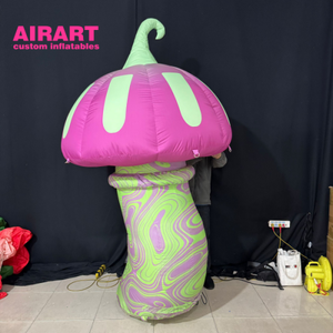 Globo Inflable con Forma de Hongo Mágico para Decoración de Fiestas Temáticas de Aventuras en la Selva - Product Image 2