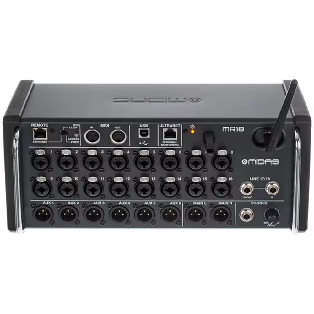 Цифровой микшер MR12/MR18 12/18 канал бренд Midsa цифровой аудио консоль микшер 12-шинный интегрированный Wi-Fi модуль/USB стерео Регистратор