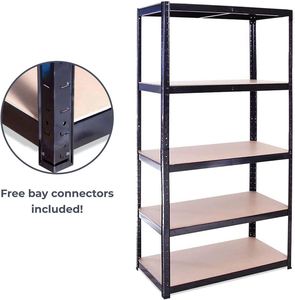 5 lớp nhiệm vụ nặng nề boltless Kệ xếp chồng lưu trữ giá thép kim loại kệ nhà để xe công nghiệp kho Kệ kệ - Product Image 2