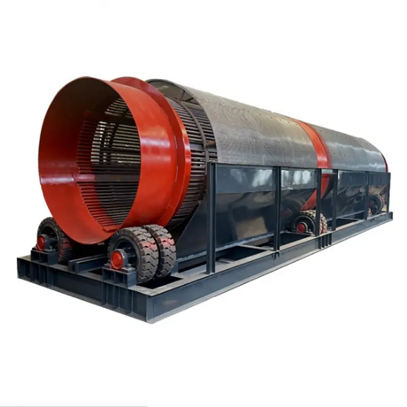 Heavy Duty Sand Shaftless Drum Screens are Used In Large Capacity Plants