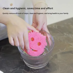 ฟองน้ำล้างหน้าแบบเปลี่ยนสีตามอุณหภูมิ แปรงทำความสะอาดครัว แปรงล้างจาน แปรงล้างหม้อ ลายการ์ตูน ขายดี - Product Image 5