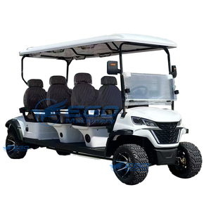 Carrito de Golf Eléctrico de 6 Plazas, Tipo Club Car, con Batería de Litio, para Caza y Golf - Product Image 1