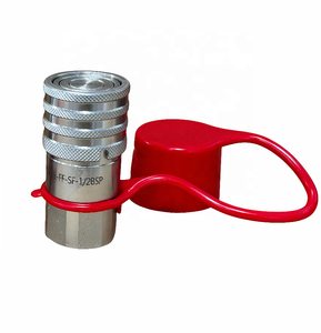 Kit di Accoppiamento Rapido Idraulico Maschio e Femmina 1/2'' BSP a Faccia Piatta per Escavatori <span class=keywords><strong>CAT</strong></span>, Caricatori e Camion - Product Image 2