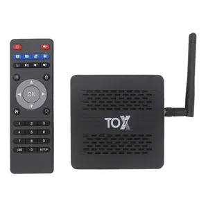 TOX 1 Android TV Box Smart Box 9.0 Amlogic S905X3 toss1 4G RAM 32 ROM 2.4G/5G WiFi 1000M BT4.2 Set Top Box supporto Dolby Audio 4K