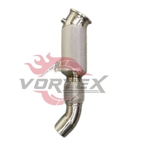 Tubo de Escape de Alto Rendimiento Vortex de Acero Inoxidable con Acabado Espejo para X3 X4 X5 X6 X7 40i B58 3.0T 2019-2026 Racing - Product Image 2