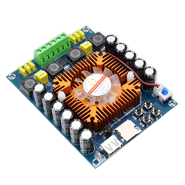 2*200W TDA7498E Digital Amplifier Board Power Class D HiFi Audio Stereo Subwoofer Home Theater Speaker Amplifiers pcb assembly