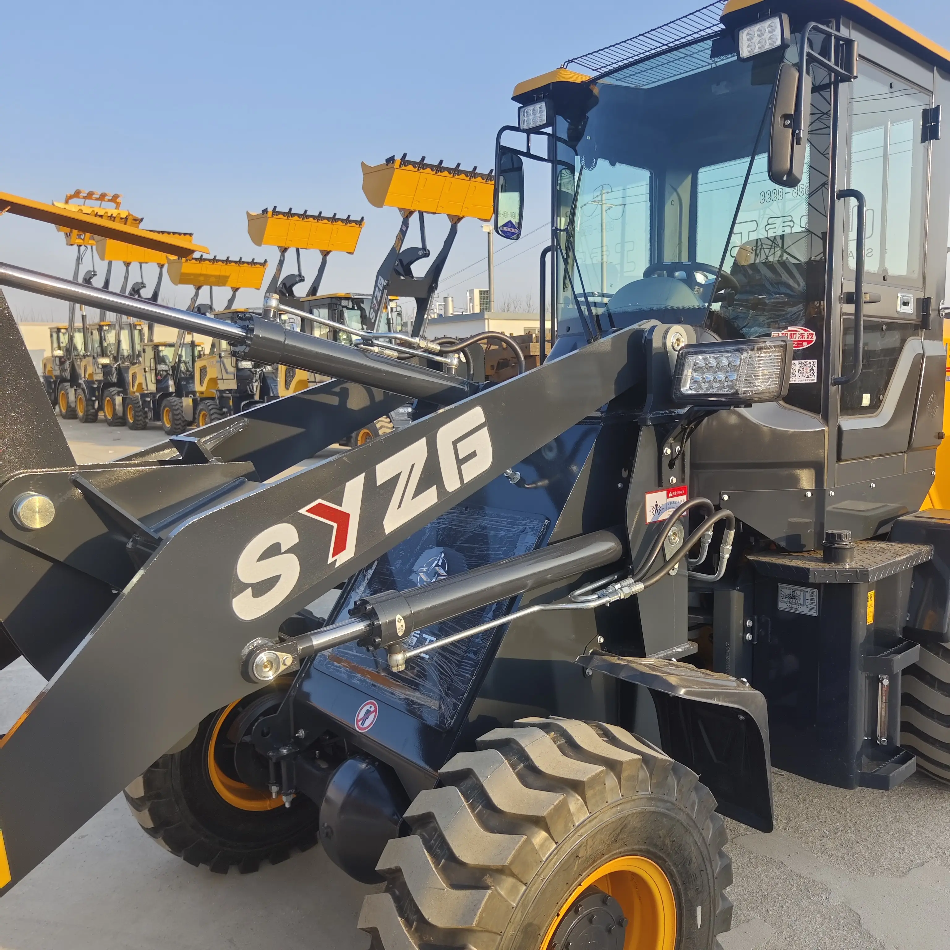 Shanyu Heavy Equipment 2 Ton Front Wheel Loader 4x4 Wheel Drive Engineering   Construction Machinery 936 Wheelloader