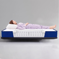 Matelas à Ressorts Ensachés Individuels en Mousse Éponge Haute Densité, Confort Roule en Boîte, Toutes Tailles (Simple, Double, Grand, Très Grand, King Size) pour Chambre