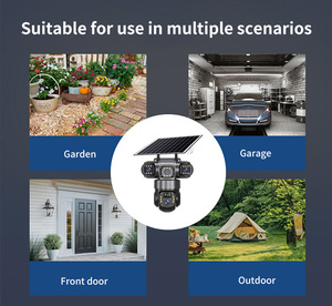 V380 Pro Bất 3 Ống Kính 4K 12MP 4G Năng Lượng Mặt Trời Máy Ảnh Ngoài Trời PTZ Tự Động Theo Dõi Wifi Không Dây IP Mạng CCTV An Ninh Máy Ảnh - Product Image 2