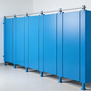 <span class=keywords><strong>Tablero</strong></span> Laminado Compacto HPL de Resina Fenólica Impermeable de 6'*8' y 12 mm <span class=keywords><strong>para</strong></span> Cubículos de Baño, Mamparas de Ducha y Separadores de Urinarios - Product Image 3