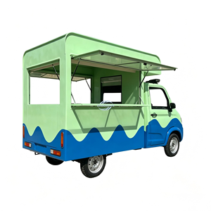 Carrito de Comida, Carrito de Comida de Cuatro Ruedas, Carrito Móvil para Desayunos, Puesto Comercial para Mercado Callejero, Puesto Móvil Dedicado a la Venta Ambulante - Product Image 2
