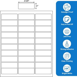 Có thể tái chế <span class=keywords><strong>A4</strong></span> không thấm nước dính Sticker nửa giấy nhãn tấm trống nhãn cho Express vận chuyển - Product Image 2