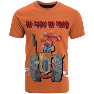 In theo yêu cầu giá thấp bán buôn thiết kế Hà Lan trang trại động vật đồ họa Áo thun nam thiết kế phim hoạt hình không có nông dân không có áo sơ mi thực phẩm - Product Image 2