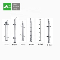 Modernes Design Outdoor Edelstahl-Handläufe und Geländer Zubehör Balustraden für Treppen im Angebot