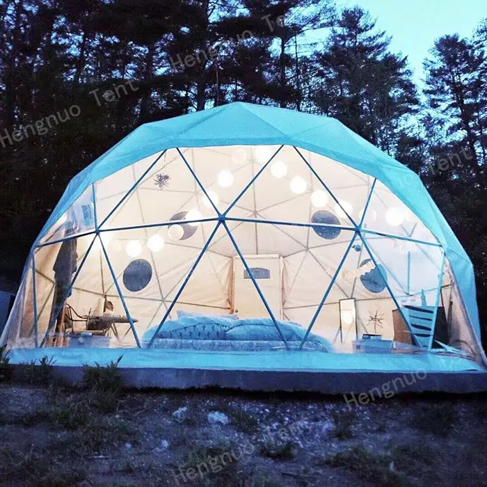 फैक्टरी मूल्य बिक्री के लिए Prefab रिसॉर्ट Geodesic गुंबद घर होटल तम्बू