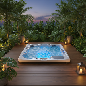 <span class=keywords><strong>Promotion</strong></span> en stock : Spa de hydrothérapie 6 places, bain à remous extérieur avec 50 jets de massage, fourni par le fabricant JW-2227 - Product Image 4