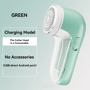 2024 Mini rasoir électrique rechargeable pour tissu sans fil avec accessoire de brosse pour animaux de compagnie et vêtements - Product Image 2