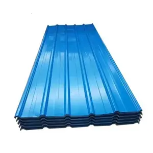 Lamiera di copertura in acciaio ondulato zincato PPGL/PPGI/GI colore ondulato in acciaio per uso edilizio