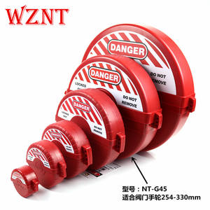 NT-G07 18 "25" (457 मिमी-635 मिमी) लाल पॉलीप्रोपाइलीन सुरक्षा मानक गेट वाल्व लॉकआउट 4 छेद कुंजी संचालित किया - Product Image 4