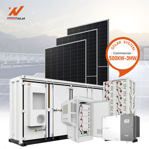 Système <span class=keywords><strong>de</strong></span> stockage d'énergie en conteneur Wingosolar en stock, onduleur Solis 2 MW, panneau solaire 215 kW, batterie au lithium 580 W, 250 kWh - Product Image 1