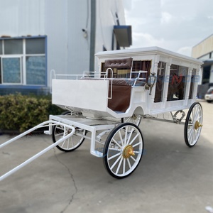 Chariot funéraire électrique de style européen traditionnel, type chariot de chevaux, pour transport spécial - Product Image 1