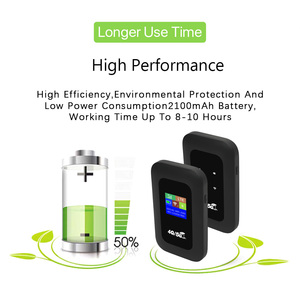 Bộ định tuyến 4G LCD LED Mifis tích hợp khe cắm SIM, loại bỏ túi, cổng Type-C, pin 3000mAh, Wifi bỏ túi E5785 - Product Image 6