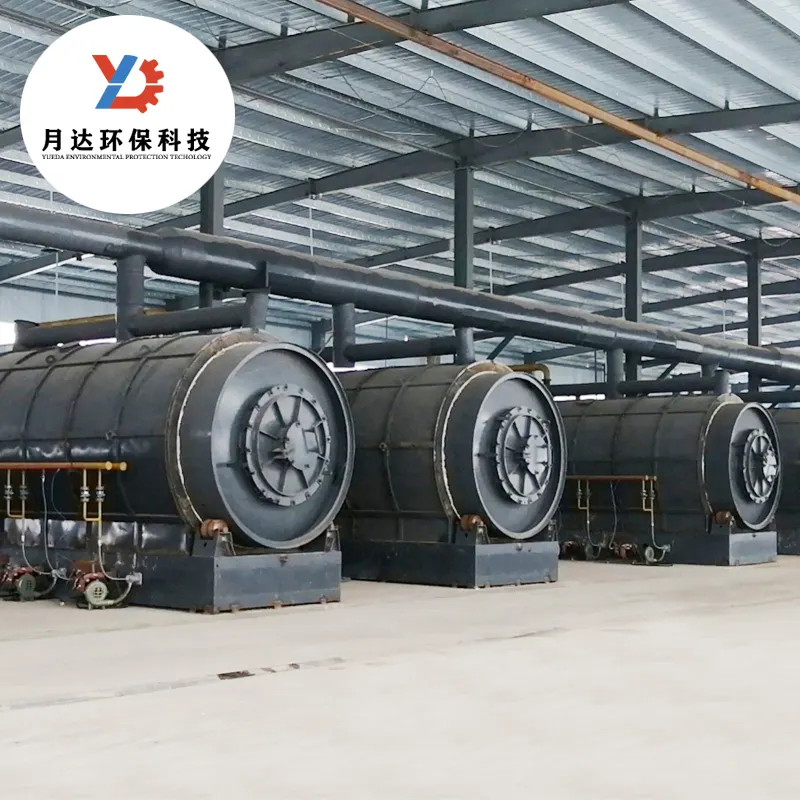 Export to Europe Factory Directly continuous used Old Tire /rubble / oil sludge pyrolysis Recycling Plant