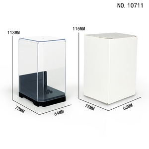 BLOCKMOC <b>Model</b> <b>Building</b> Blocks Sets Display Case Mini Action Figures Dustproof Collection Plastic Box Bricks DIY Kids Toys Ages - Product Image 4