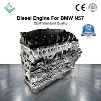 Pièces automobiles Moteur BMW N57 Moteur diesel Bloc long N57D30 3.0L Turbocompresseur Twin-Power 11002226355 pour F30 M50 E90 F11 X6 F25