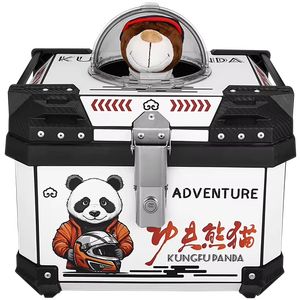Portador de mascotas, portátil, resistente a la intemperie, motocicleta, <span class=keywords><strong>perro</strong></span>, mascota, motocicleta, caja trasera - Product Image 6