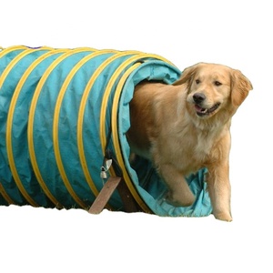 Jouets pour chiens de parc Tunnel d'agilité en PVC Équipement d'entraînement extérieur flexible et étanche pour animaux de compagnie - Product Image 3