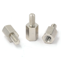 Entretoise hexagonale sur mesure en laiton, aluminium, zinc plaqué, usinée CNC, avec filetage interne mâle/femelle, non standard